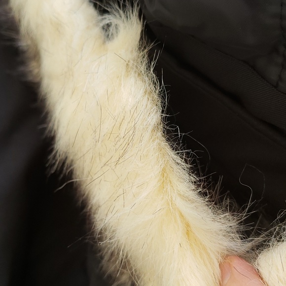 PUREMSX Men's Quilted Jacket Parka Insulated Fur Hooded Heavy Duty Overcoat Sz M - Picture 13 of 16